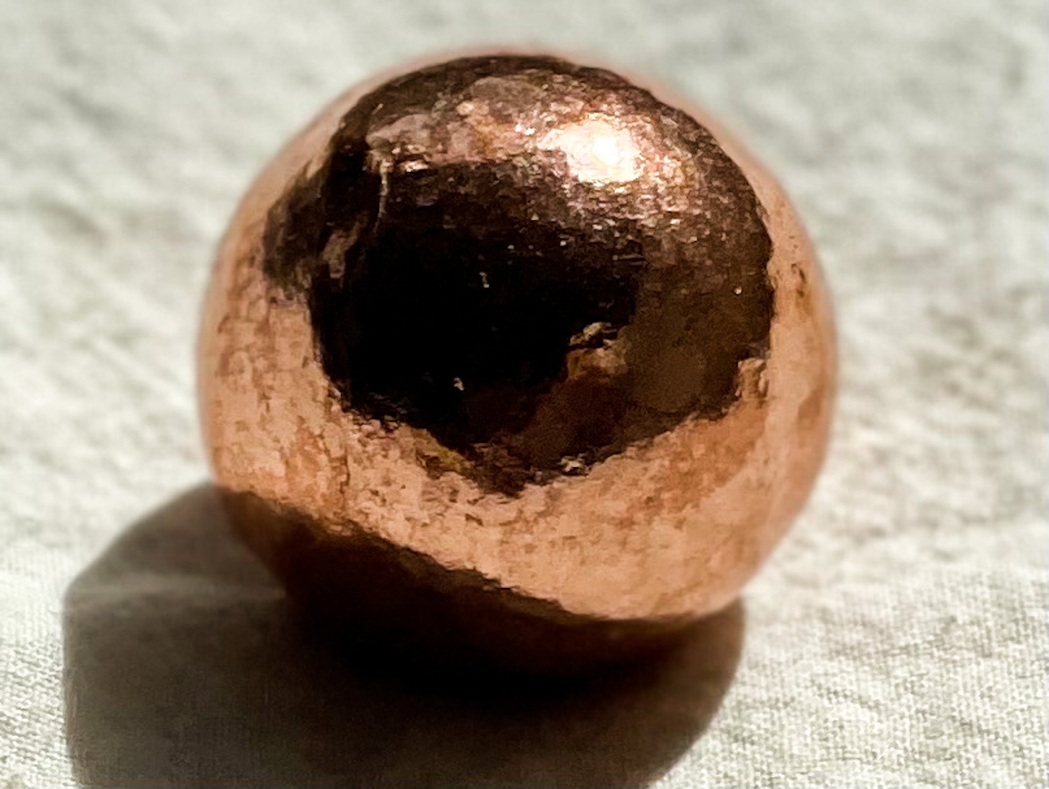Small Copper Sphere