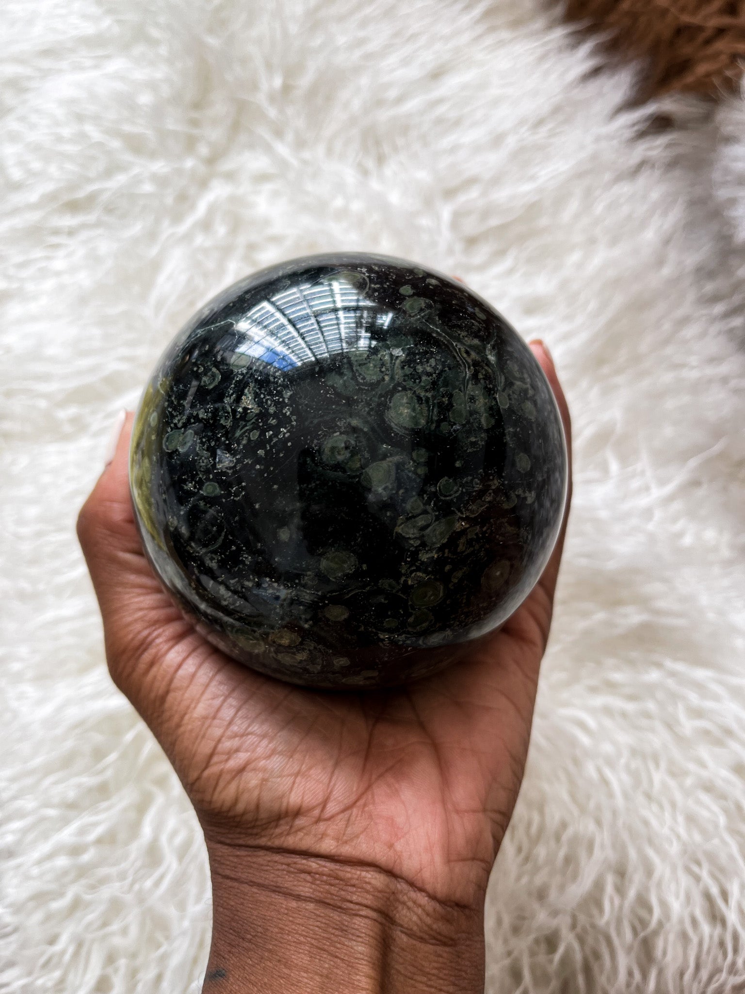 African Kambaba Jasper Sphere (70mm)